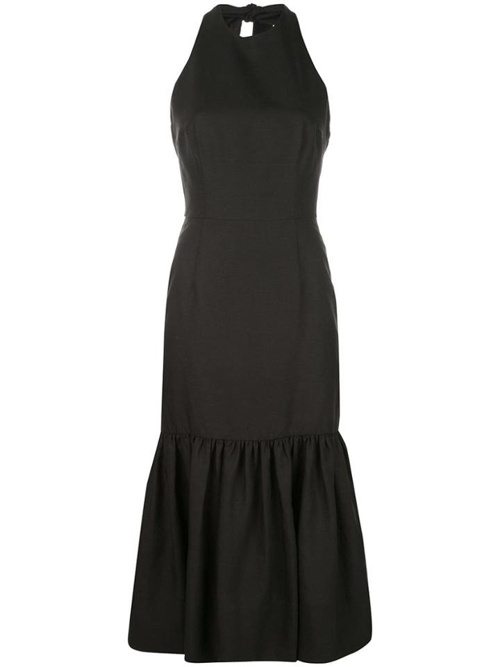 Rebecca Vallance Fitted Halter Neck Dress - Black