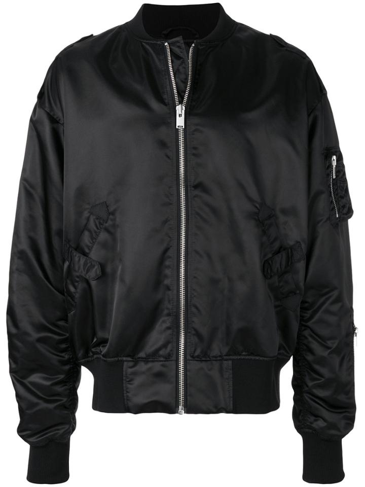 Misbhv Do You Still Think Of Me Bomber Jacket - Black