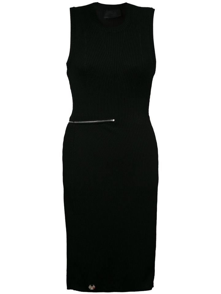 Philipp Plein - Betula Knit Dress - Women - Cotton/viscose - Xl, Black, Cotton/viscose