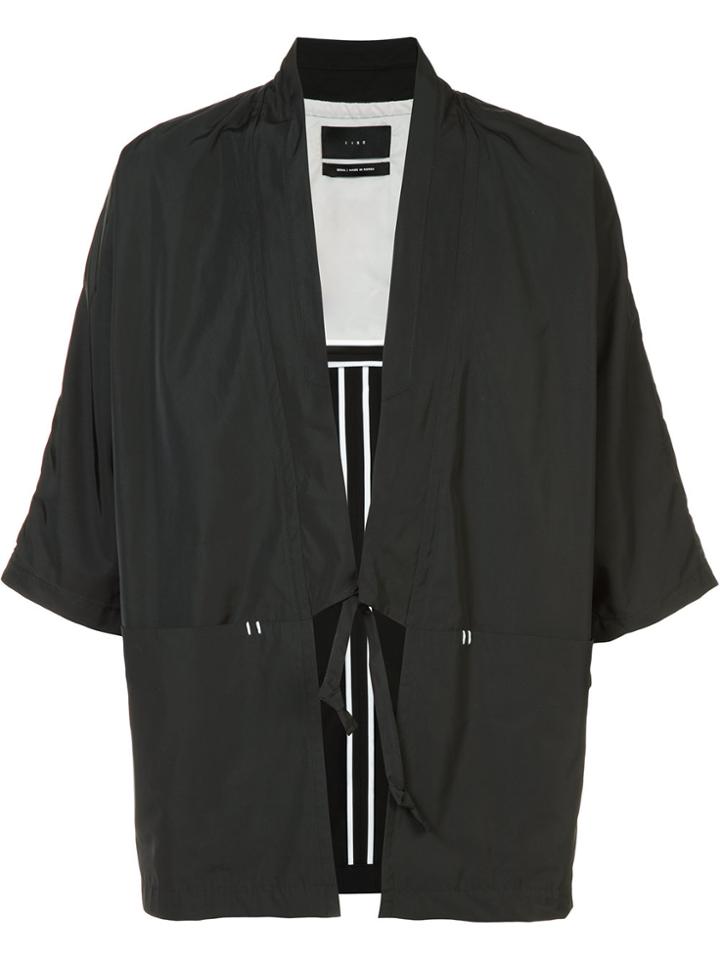 Iise Lace-up Jacket - Black