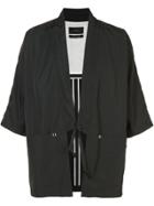 Iise Lace-up Jacket - Black