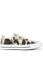 Converse One Star Ox Low Top Trainers - Green