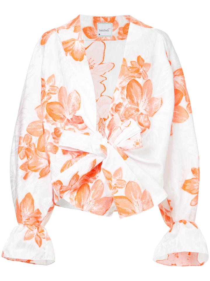 Bambah Floral Kimono Shirt - White