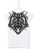 Marcelo Burlon County Of Milan Kids Pixellated Animal Print T-shirt, Girl's, Size: 8 Yrs, White