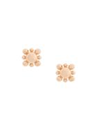 Astley Clarke Mini Floris Studs - Metallic