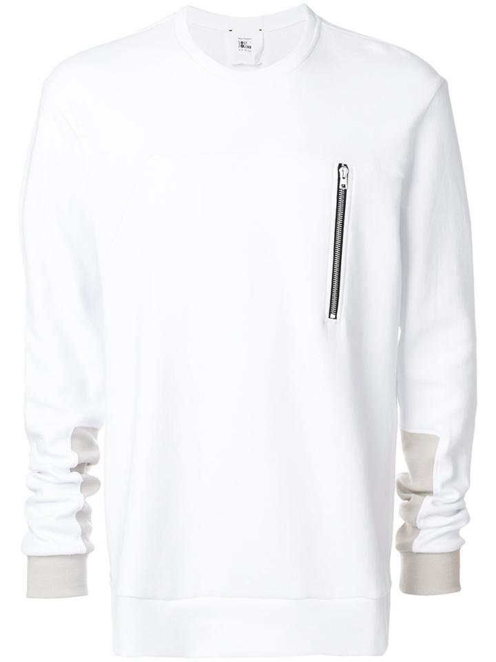 Lost & Found Rooms Zip Pocket Sweatshirt - White