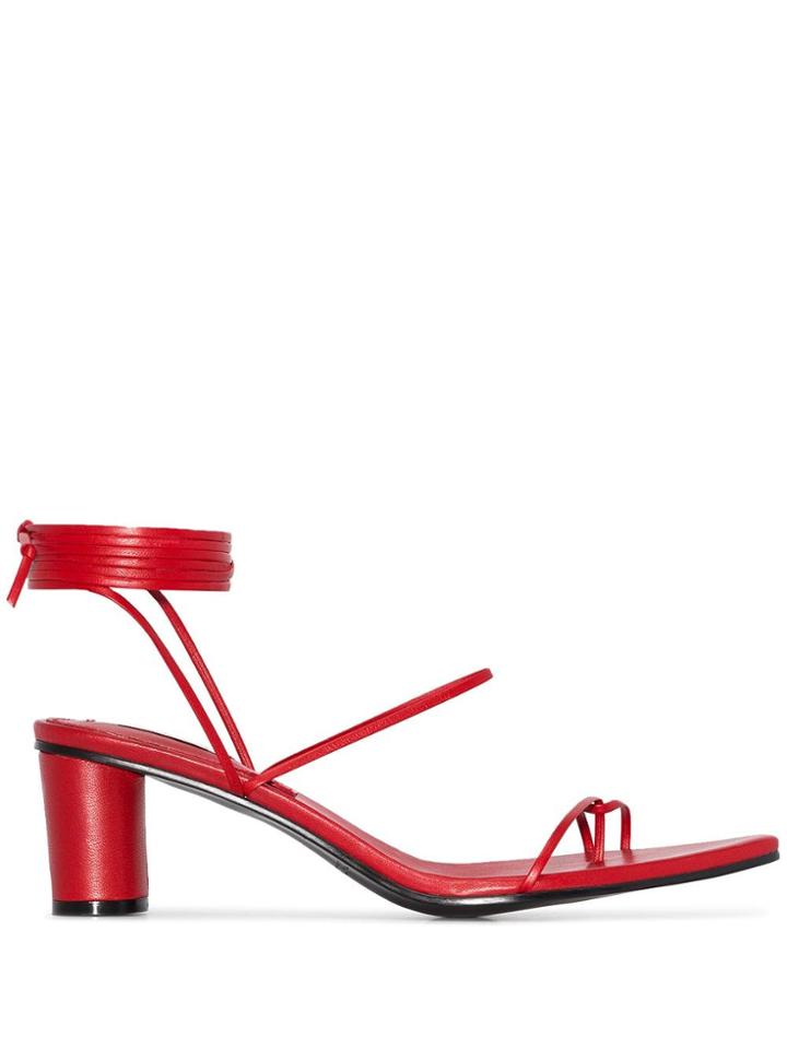 Reike Nen Wrap-around 60mm Sandals - Red