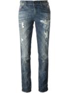 Diesel Sandy Jeans, Women's, Size: 25/32, Blue, Cotton/spandex/elastane