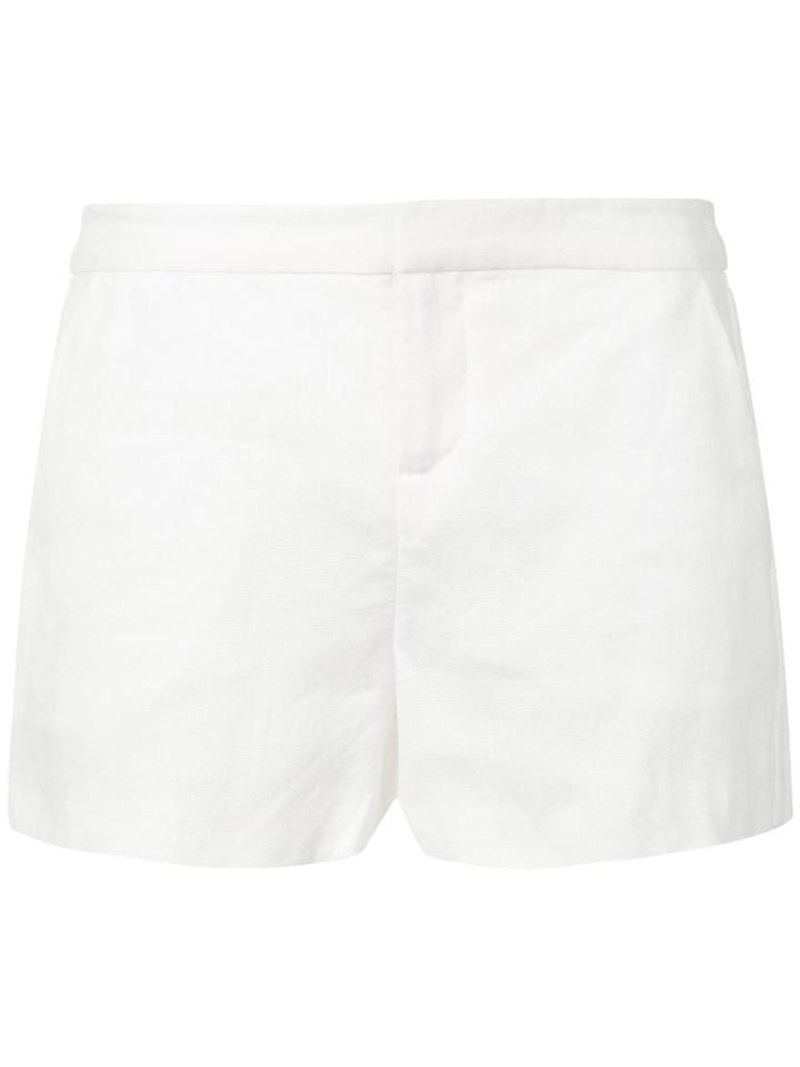 Joie Short Linen Shorts - White