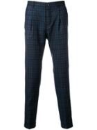 Ps Paul Smith Classic Checked Chinos - Blue