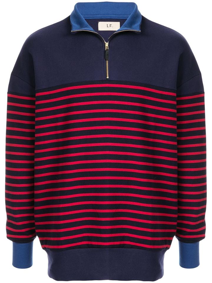 Loveless Striped Pullover - Blue