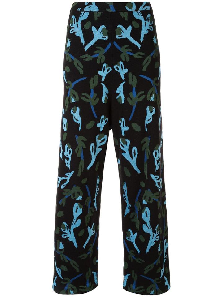 Christian Wijnants Konac Knitted Trousers - Black