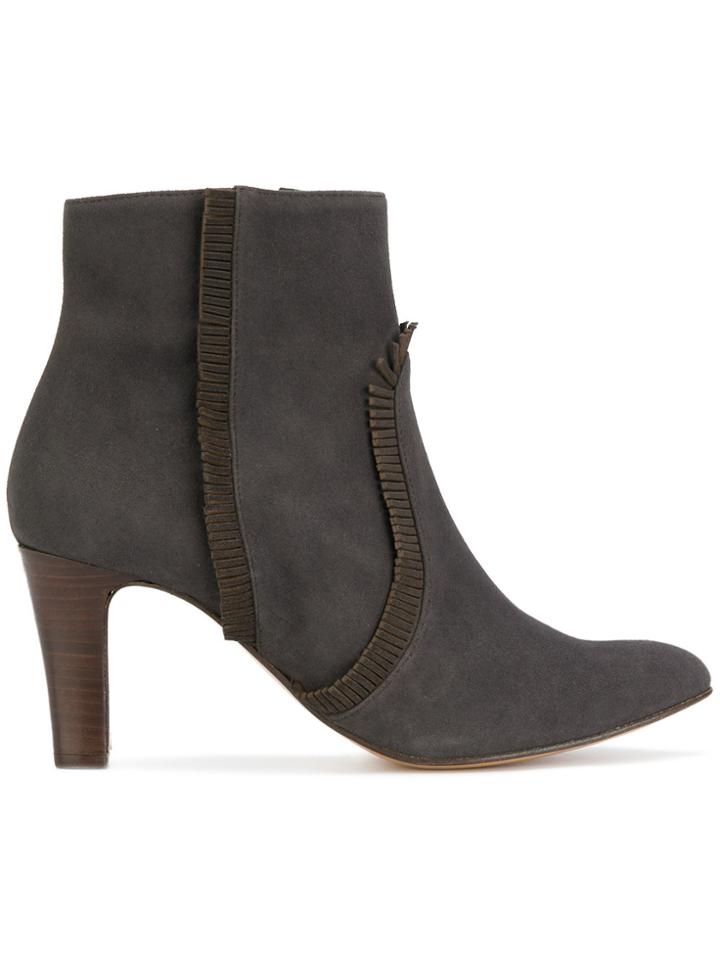 Tila March Etoile Fringed Booty - Grey