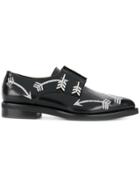 Coliac Bow And Arrow Detail Loafers - Black