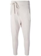 Thom Krom - Asymmetric Track Pants - Women - Cotton - L, Nude/neutrals, Cotton