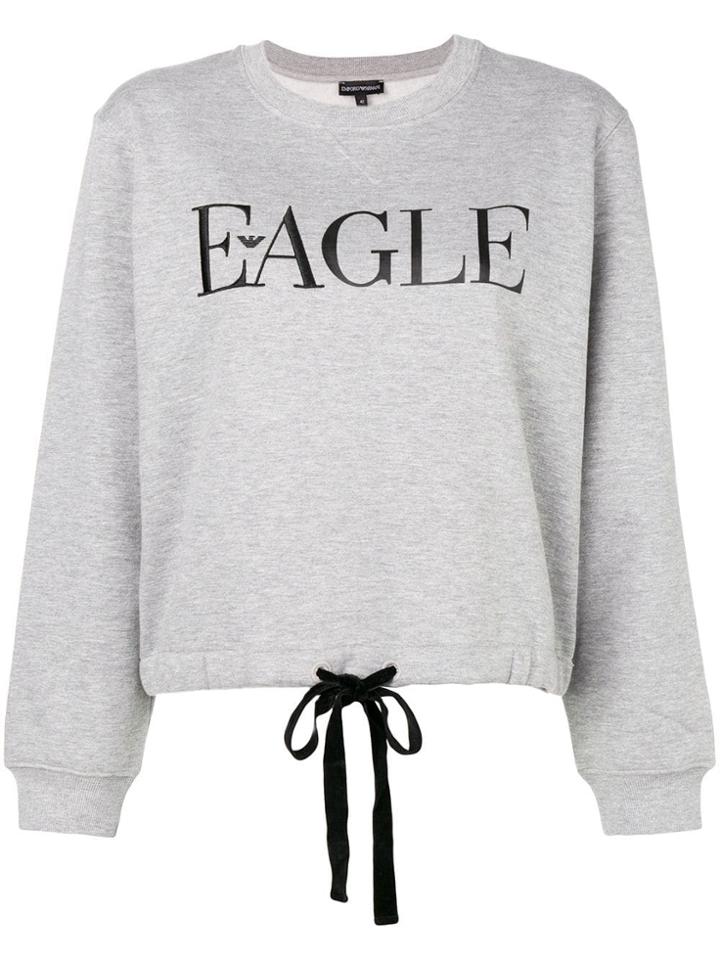 Emporio Armani Eagle Print Sweatshirt - Grey