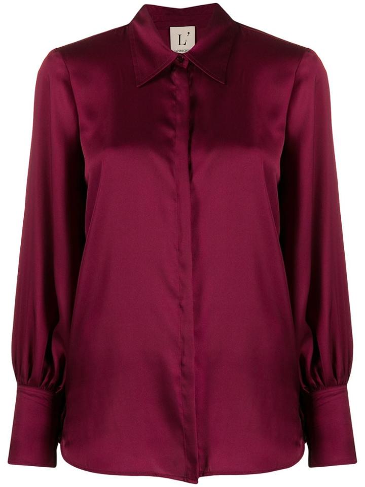 L'autre Chose Bishop Sleeve Shirt - Red