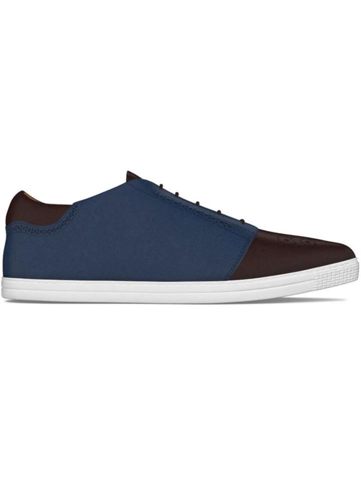 Myswear Dean 2 Sneakers, Men's, Size: 46, Blue, Nappa Leather/rubber