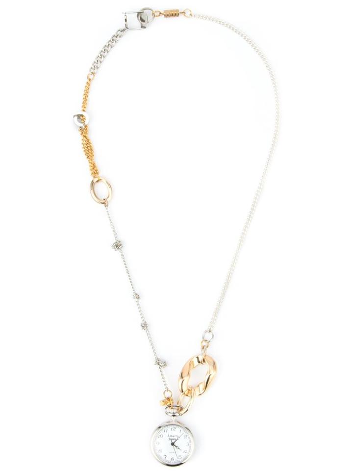 Bless Clock Charm Pendant