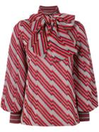 Gucci Metallic Diagonal Jacquard Turtleneck Top - Multicolour