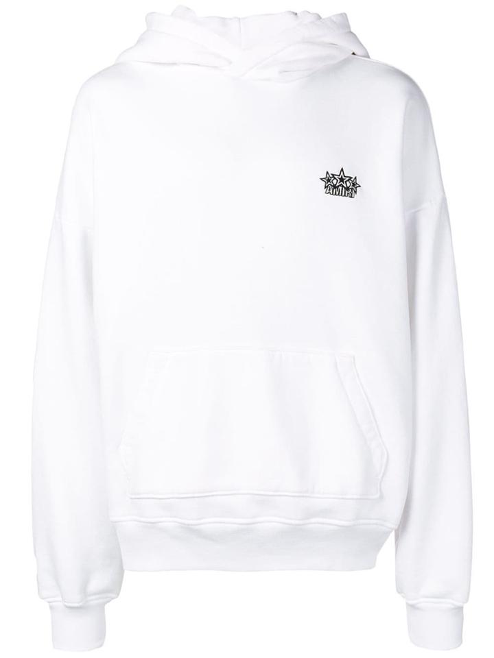 Amiri Oversized Print Hoodie - White