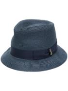 Borsalino Bow Detail Hat - Blue
