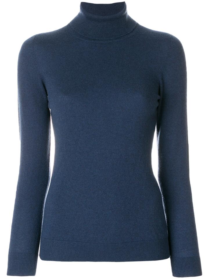 La Fileria For D'aniello Turtleneck Jumper - Blue