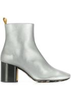 Paul Smith Stitched Panel Boots - Blue