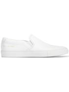 Common Projects White Leather Slip-on Sneakers