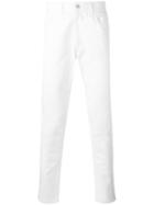 Gucci Vintage Web Detail Jeans, Men's, Size: 32, White, Cotton