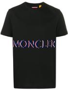 Moncler 1952 Logo Print T-shirt - Black