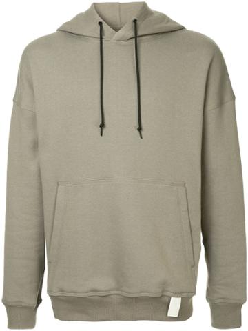 N. Hoolywood Drawstring Hoodie - Grey