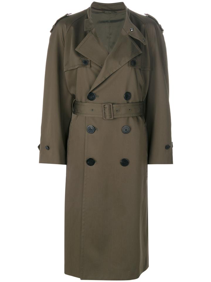 Neil Barrett Trench Coat - Green