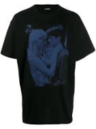 Raf Simons Two Tone Photographic Print T-shirt - Black