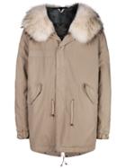 Mr & Mrs Italy Hooded Parka Coat - Nude & Neutrals