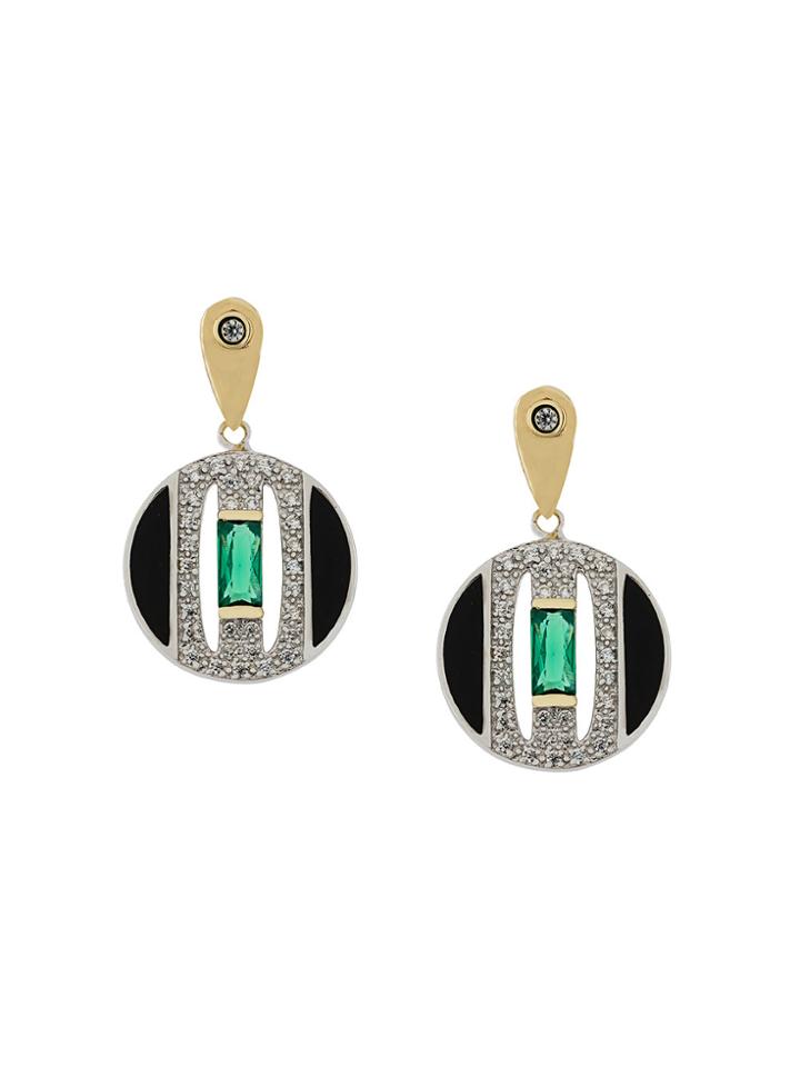 V Jewellery Daphne Earrings - Metallic