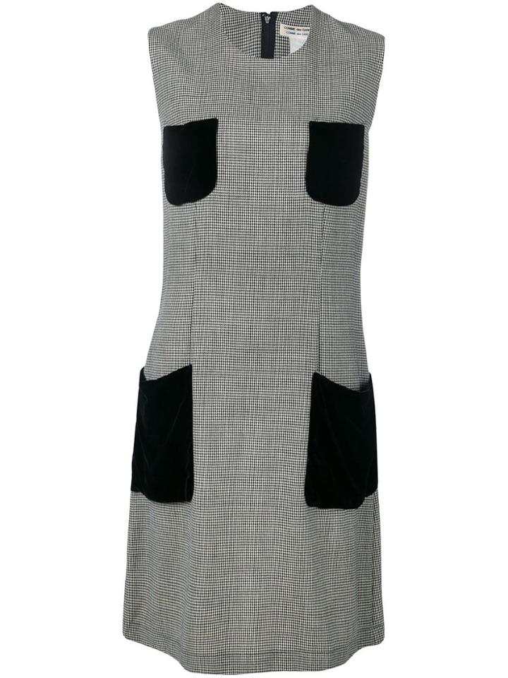 Comme Des Garçons Vintage Velvet Pocket Dress - Black