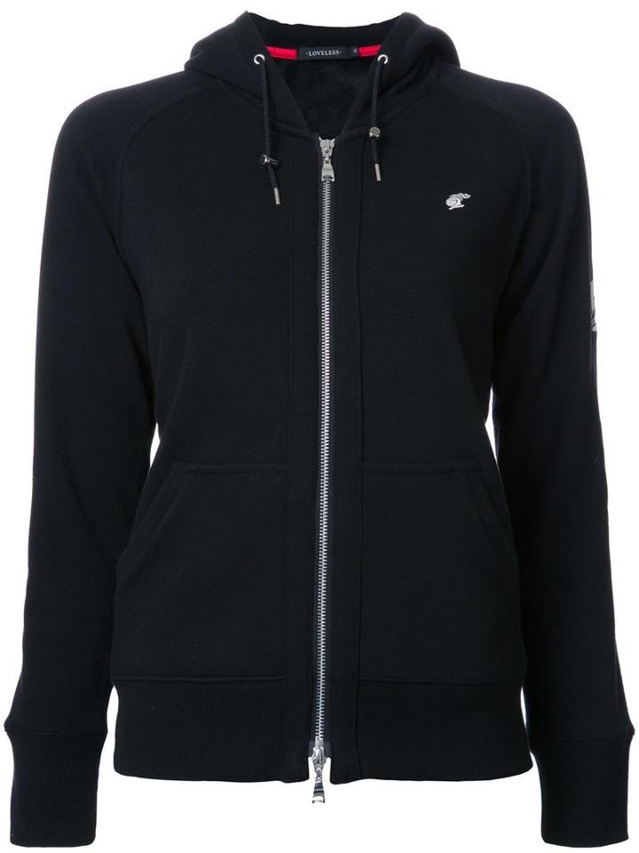 Loveless Zipped Hoodie, Women's, Size: 36, Black, Polyester