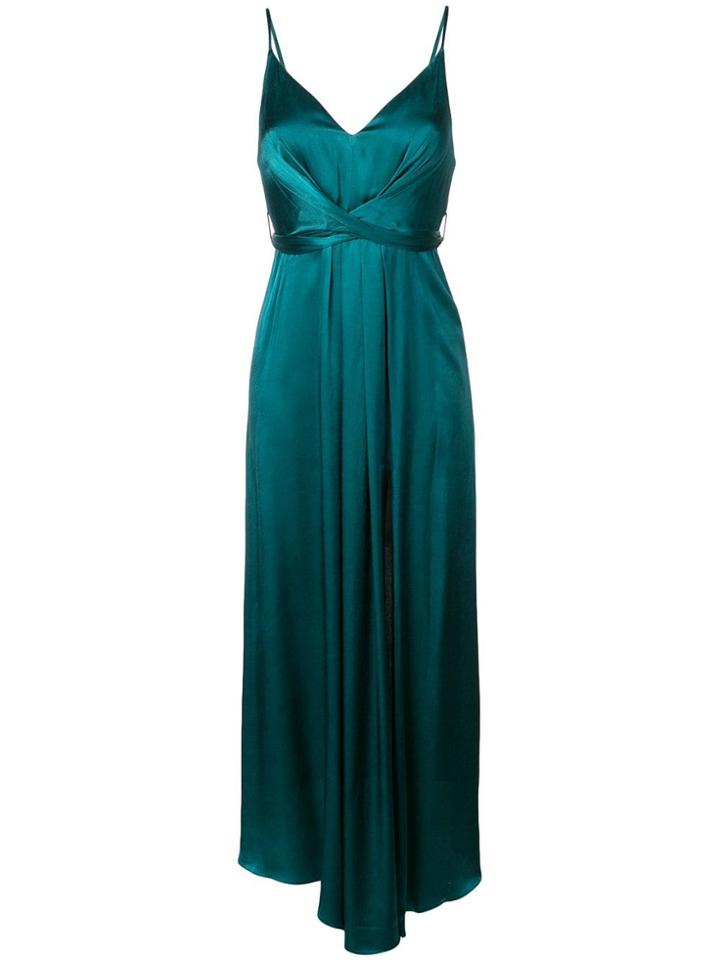 Shona Joy Long Flare Dress - Green