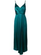 Shona Joy Long Flare Dress - Green