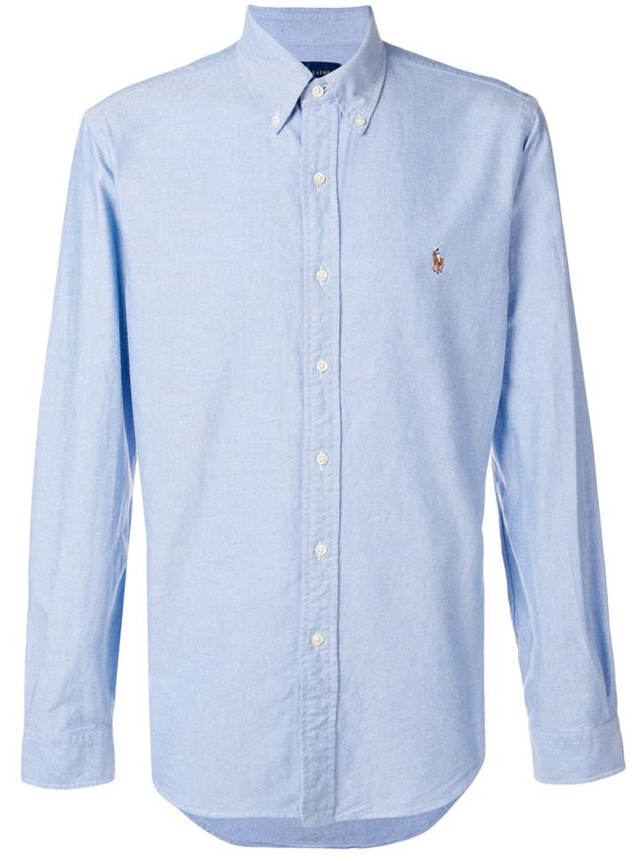 Ralph Lauren Contrast Logo Shirt - Blue