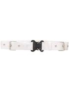 Mackintosh 1017 Alyx 9sm White Bonded Cotton Double Trench Belt