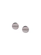 Ef Collection Studded Screw Earring, Women's, Grey