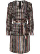 Paule Ka Printed Poplin Dress - Multicolour