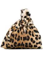Simonetta Ravizza Leopard Print Furrisima Mini Bag - Brown