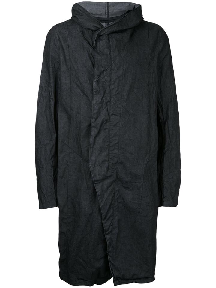Julius Hooded Coat - Grey