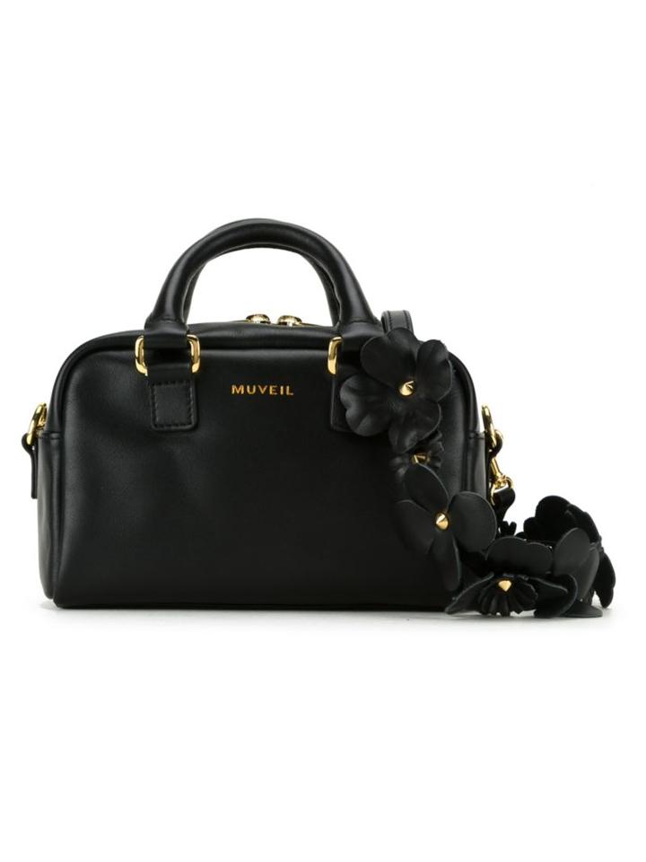Muveil Small Floral Appliqué Tote