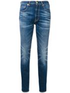 Golden Goose Deluxe Brand Faded Straight Leg Jeans - Blue
