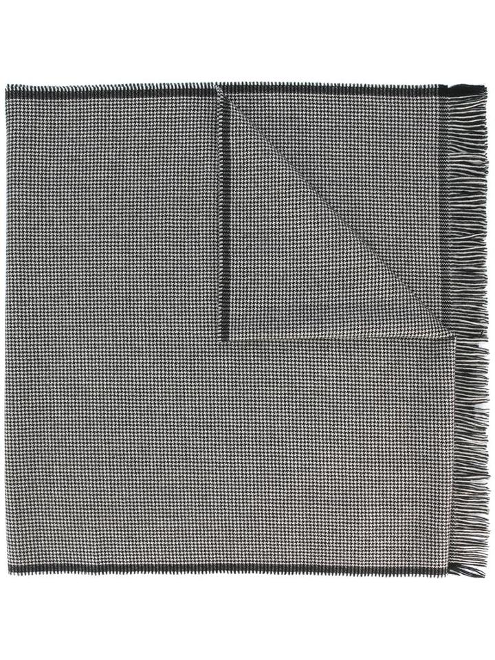 Isabel Marant Étoile - Patterned Scarf - Women - Cashmere/wool - One Size, Black, Cashmere/wool