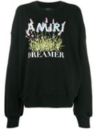 Amiri Oversized 'dreamer' Sweatshirt - Black